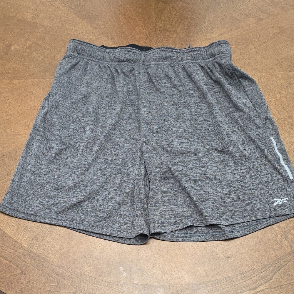 Reebok Gray Lightweight Athletic Shorts